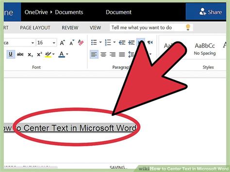 Instructions apply to word for microsoft 365, word 2019, word 2016, word 2013, word 2010, word when you want to position text in a section of a document relative to the top and bottom margins, use vertical alignment. How to Center Text in Microsoft Word: 10 Steps (with Pictures)