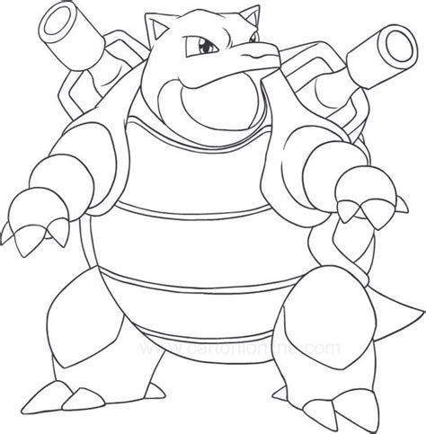 Blastoise (gigantamax) cannot be found in the wild. Blastoise Para Colorear | Pokemon coloring, Coloring pages ...