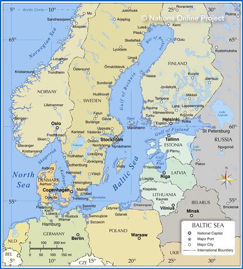 Map Of The Baltic Sea Region Nations Online Project Fotos Antiguas