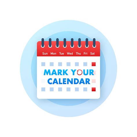 Mark your calendar for landing page design. Calendar reminder. Check