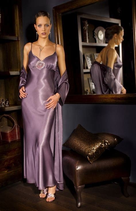 Pin On Satin Silk Nightgowns