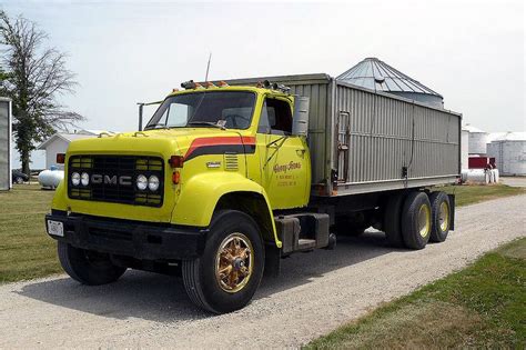 ★1976 Gmc 9500 Farm Trucks Dump Trucks Lifted Trucks Cool Trucks