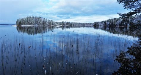 🇫🇮 Early Winter Lake Finland By Kari Siren On 500px ️ Lake Blue