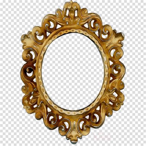 Round Golden Frames Png Clip Art Library