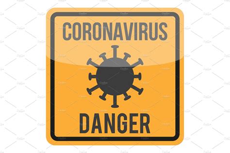Maybe you would like to learn more about one of these? Coronavirus warning square sign | Custom-Designed ...