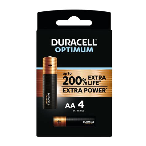 Duracell Optimum Aa Batteries 4 Pcs Za