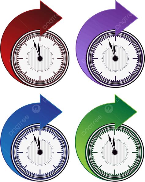 Forward Clock Arrow Set New Set Future Vector New Set Future Png And