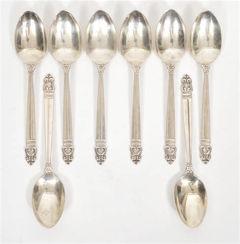 Lot 8 Sterling Royal Danish 1939 Tablespoons