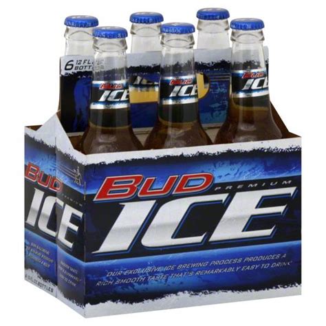 Bud Ice Beer 12oz Bottle 6 Pack Beer Wine And Liquor Delivered