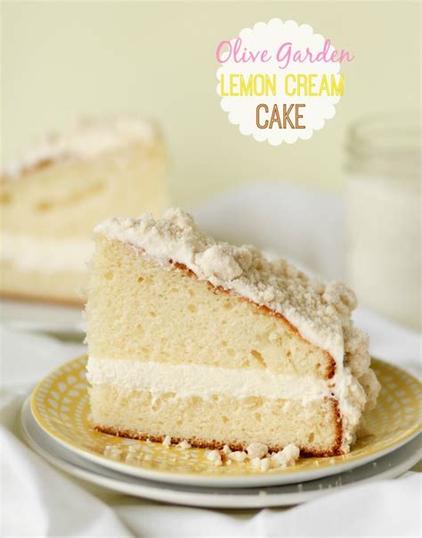 I had the berry crostata with vanilla ice cream and my son had the tiramisu that had chocolate. Olive Garden Lemon Cream Cake ...