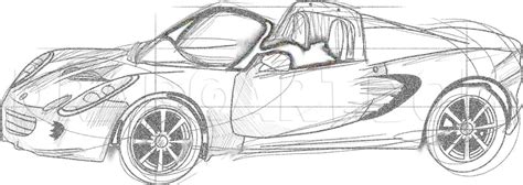 How To Draw A Lotus Elise Step By Step Drawing Guide By Dawn Dragoart