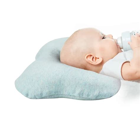 Baby Pillow Infant Toddler Sleep Positioner Anti Roll Cushion Flat Head