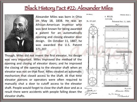 Black History Fact 22 Alexander Miles Alexander Miles Was An African