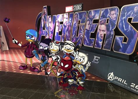 The Ducktales Kids Ready To Watch Avengers Endgame