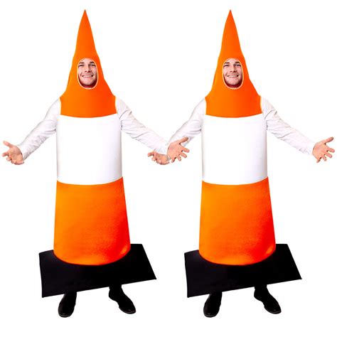 Adults Traffic Cone Costume Cazaar