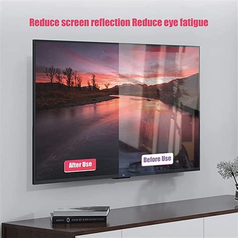 Cicihp Anti Glare Tv Screen Protector For 505565 Inch Frosted Anti Reflectionanti Blue Light