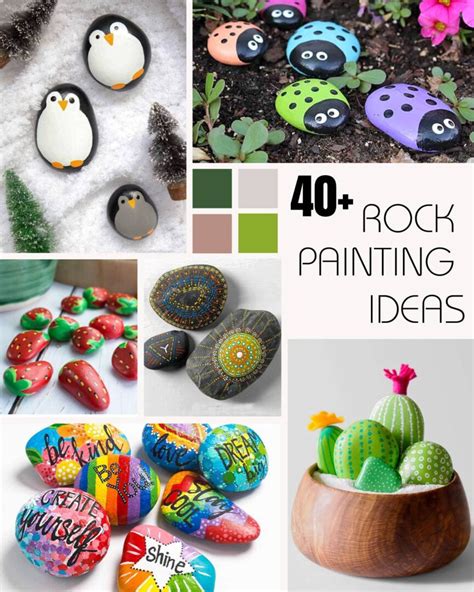 49 Fun And Creative Rock Painting Ideas Craft Passion