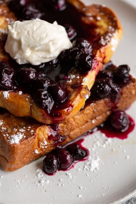 Blueberry Cream Cheese Stuffed French Toast Away From The Box