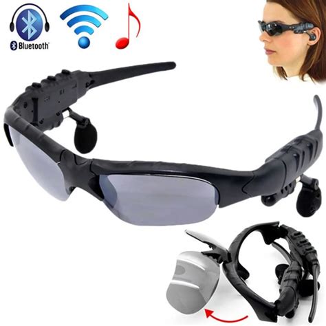 Sport Stereo Wireless Bluetooth Headset Sun Lens Earphones Sunglasses