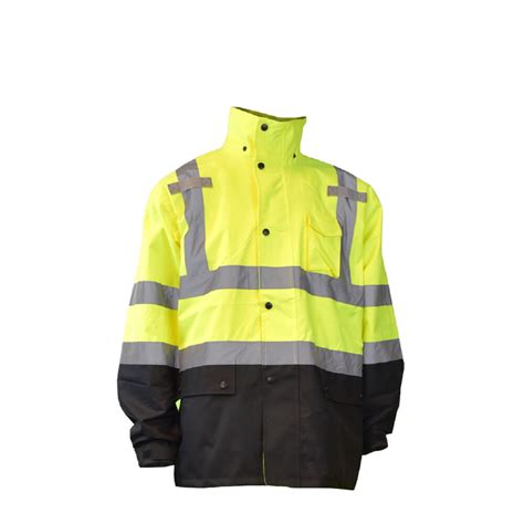 Radians Rw30 3z1y General Purpose Rain Jacket Oxford Class 3 Hi Vis