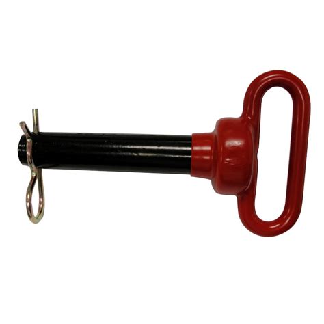 Red Handle Hitch Pin 1 Pin Dia 4 34 Useable Length Grade 5