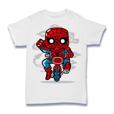 Spidey Minibike T Shirt Design Tshirt Factory