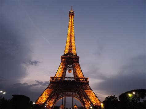 Free Images Architecture Sky Night Eiffel Tower Paris Cityscape