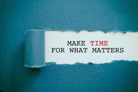 Make Time For What Matters Stock Photo Download Image Now Istock