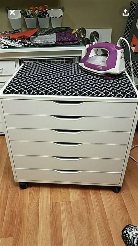Alex Drawer Unit On Casters White 26 38x26 Ikea 1000 Sewing