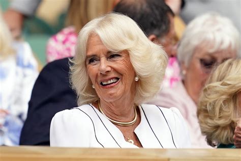 camilla visits wimbledon and reveals ball girl stint ‘100 years ago at queen s