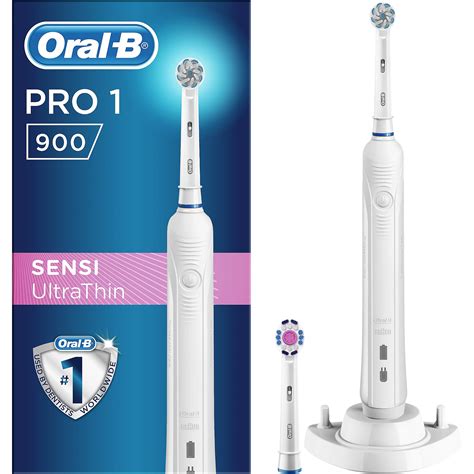 Braun Oral B Electric Toothbrush Pro 900 Sensi Ultrathin 3d White D165243u
