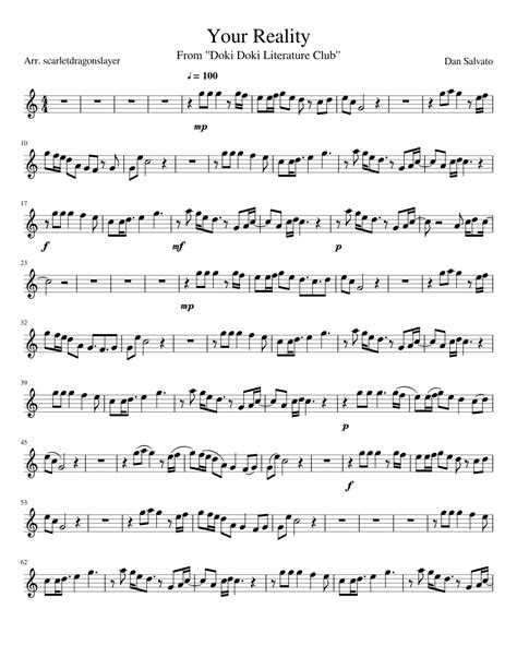 Your Reality~flute Sheet Music For Flute Download Free In Pdf Or Midi