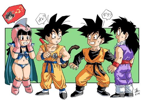 Dragon Ball Fanart Reúne A Goku Gohan Y Goten En Sus Versiones De Niño Senpai