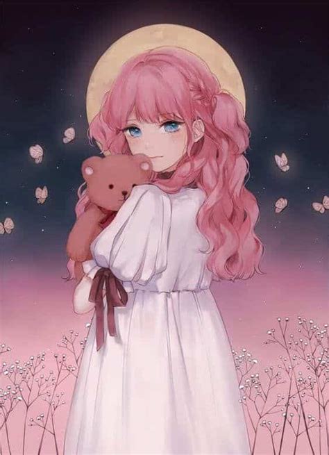 Top Với Hơn 80 Hình Nền Anime Màu Hồng Cute Go Ahead