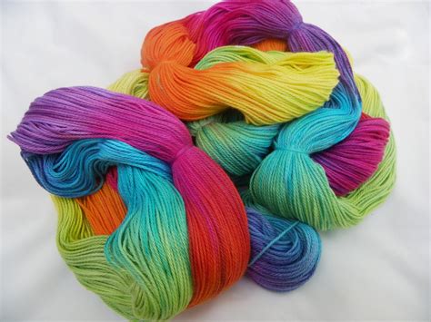 Rainbow Made Hand Dyed Yarn