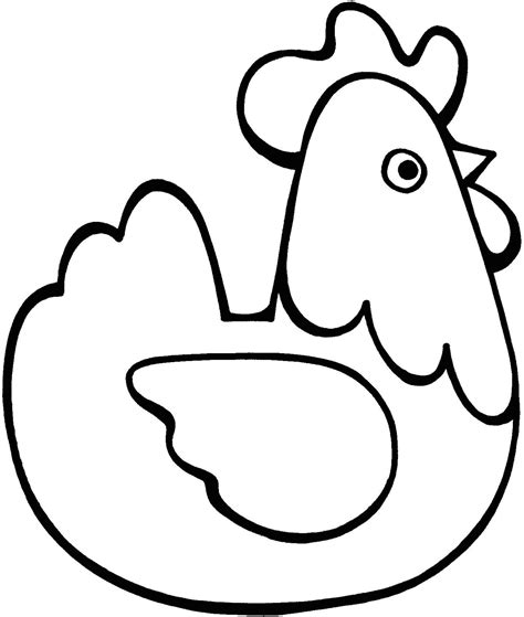 Gallina (Animales) Páginas para colorear