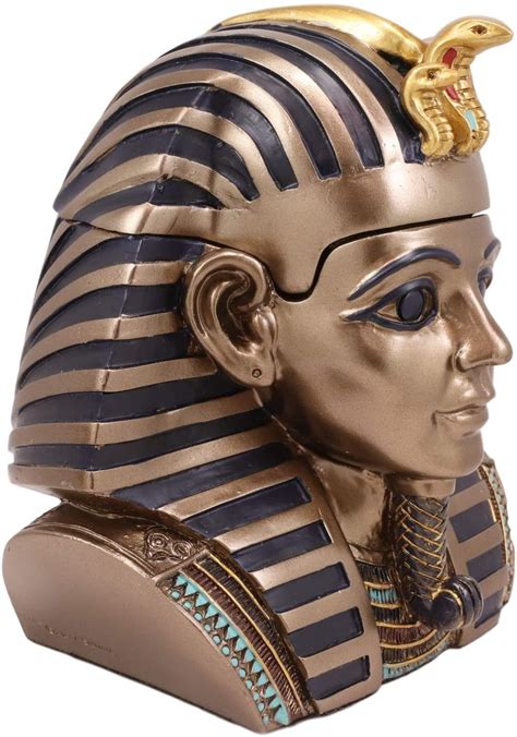 Trinx Delioara Ebros Ancient Egypt King Tut Pharaoh Bust With Royal