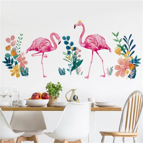 Flamingo Wall Decals Wall Stickers Living Room Wall Decals