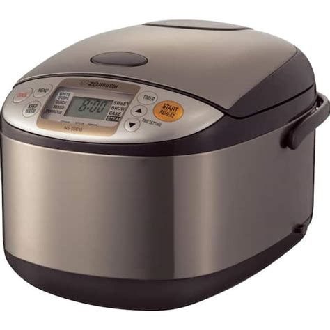 Zojirushi Micom Cup Stainless Steel Rice Cooker With Built In Timer