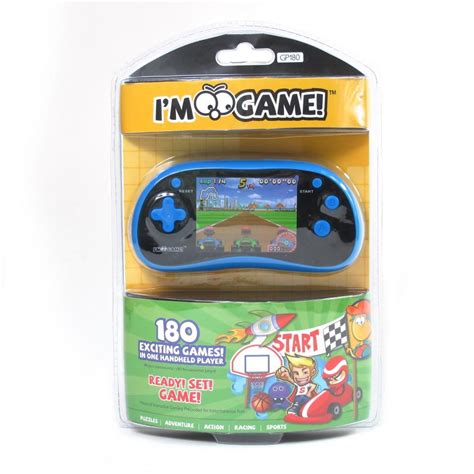 Im Game 180 Exciting Games In One Handheld Player Blue