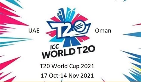 Icc Mens T20 World Cup 2021 Icc Announces Full Schedule Of T20 World