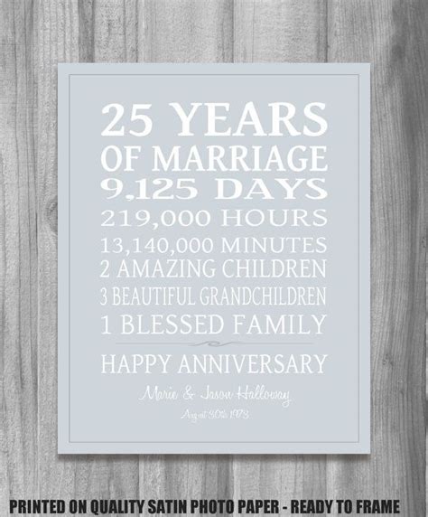 25th Wedding Anniversary Thank You Funny Quotes Quotesgram