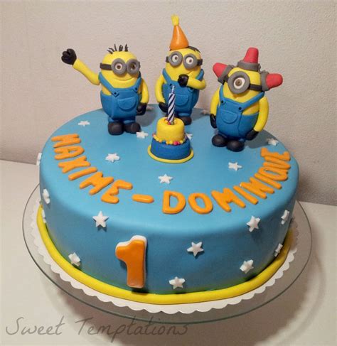 This minion cake request came for a 1st year birthday party. Top 10 Crazy Minions Cake Ideas | Happy birthday cake ...