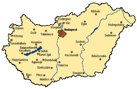 Ungern statsskick, yta, folkmängd, folkgrupper, religion, bnp, flagga, karta, vägnät mm. Landkarte Ungarn