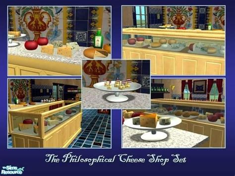 Parkinsoplayers The Philosophical Cheese Set Cheese Setting Sims