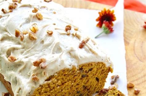 Pecan Pumpkin Bread With Chai Cream Cheese Frosting Aol Lifestyle