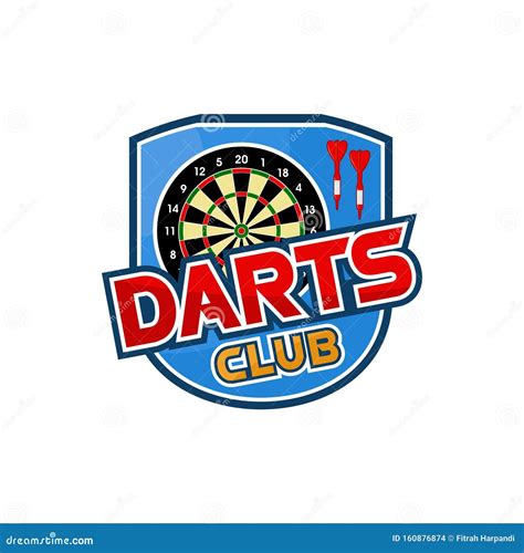 Logotipos De Design De Vetor Do Darts Club Ilustração Do Vetor
