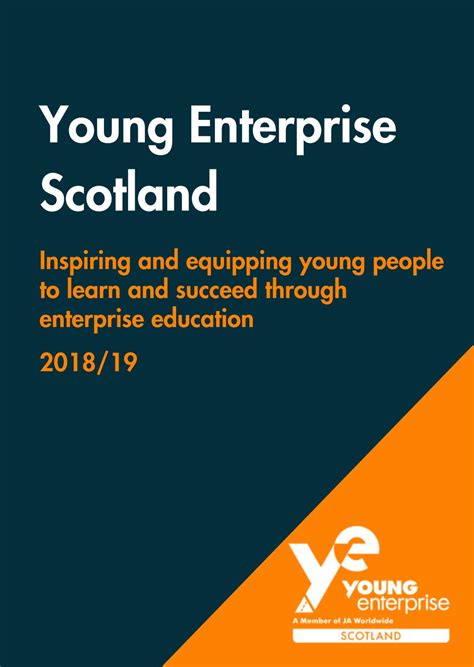 Young Enterprise Scotland 201819 Impact Report By Yescotland Issuu