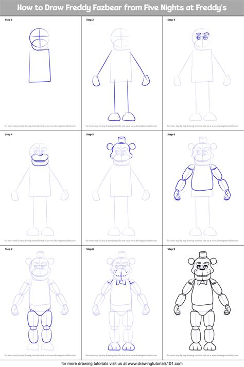 How To Draw Fnaf Characters Step By Step Easy How To Draw Fnaf Sister