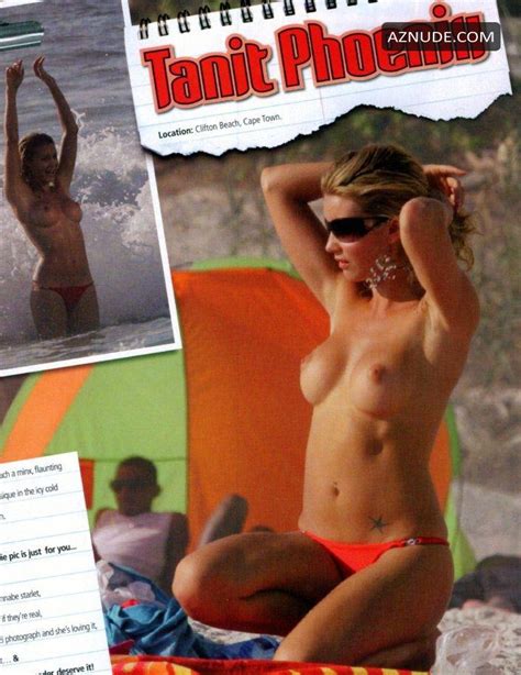 Tanit Phoenix Topless From Unknown Magazine At Clifton Beach In Cape